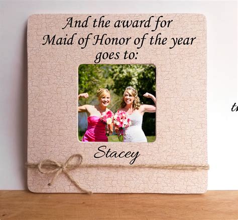 maid of honor photo frame|More.